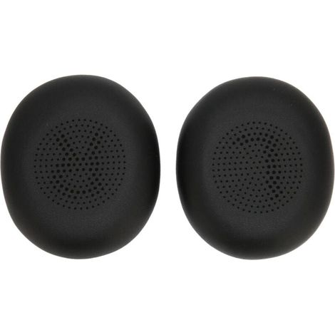UlisemProfessional Protein-Leder-Ohrpolster für Jabra ELITE 45h Evolve2 65 MS UC Headset, Schwarz (1/4)
