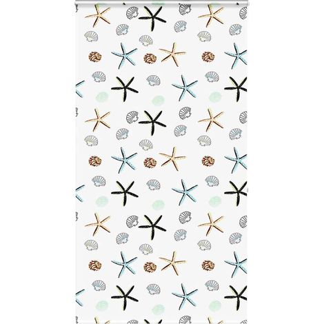 Duschrollo mit Kassette 130x240 cm Stoffbreite 126 cm