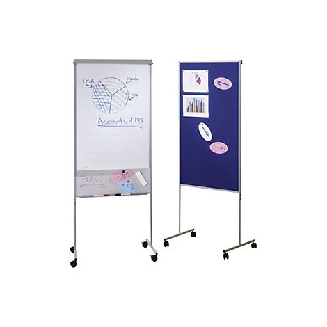 Tablón Flip-Pinn  Flip-Chart y panel blanco  H x A x P 1805 x (1/2)