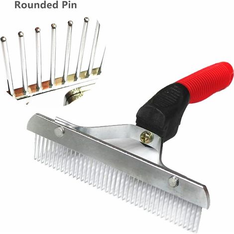 Peigne extra-large pour animaux de compagnie, brosse de toilettage, outil de démêlage, peigne de beauté pour grands chiens (Golden Retriever, Husky, Berger Allemand). (1/5)