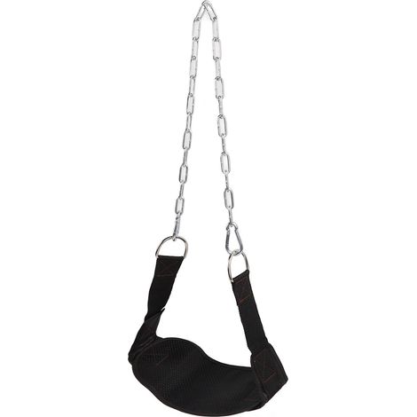 Ceinture lestée pour dips avec chaîne renforcée, idéale pour l'entraînement de force, les tractions, l'haltérophilie et la force athlétique. (1/5)