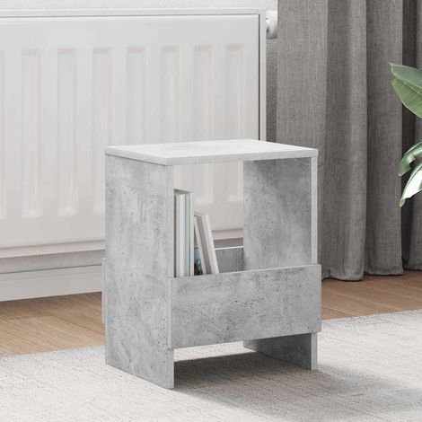 Magazinregal Beton Grau 35 x 30 x 45 cm