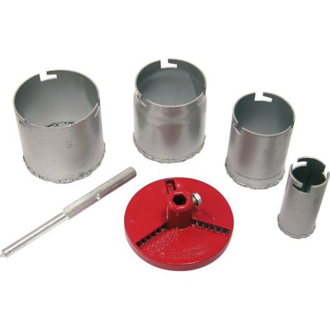 Mega Set di punte a corona in tungsteno 33-73 mm