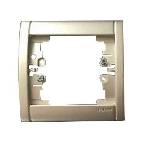 Legrand Sagane 082100 Kozi Metalide Platte 1 grauer Pfosten