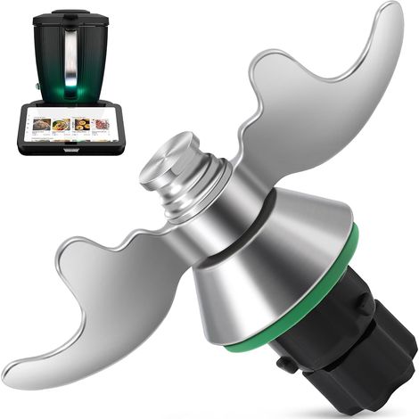 1 Couteau Mélangeur Acier Inoxydable Double Lame Pour Thermomix TM5 TM6 TM7 TMF Préparation Pâte (1/5)