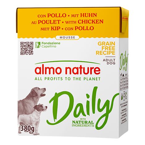 Almo Nature Daily Mousse Pollo 380 gr (1/2)