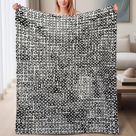 Couverture polaire ultra-douce 60x80 pouces, adaptée à lit, canapé, voyage, camping et repos (1/4)