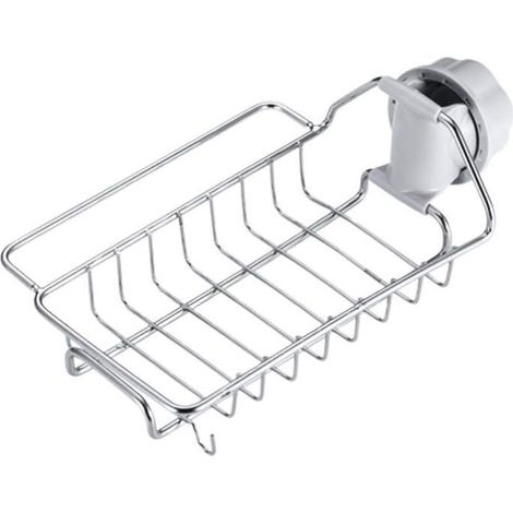 MINKUROW Scaffale Portaoggetti Per Rubinetto Del Lavandino Da 1 Pezzo Comodo Portaoggetti Da Cucina In Acciaio Inossidabile Portaoggetti Per Scolapiatti (1/5)