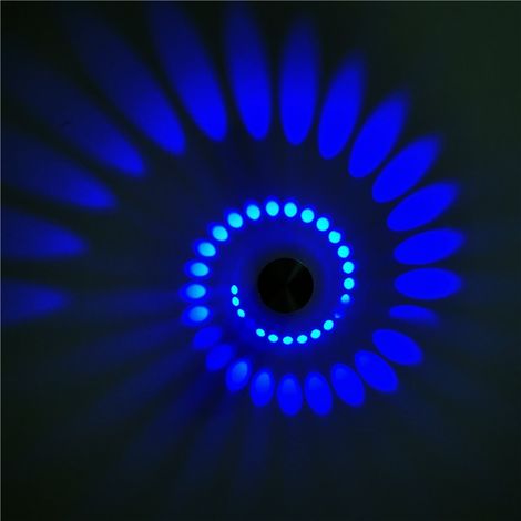 Applique murale LED d'intérieur, lampe décorative moderne en aluminium 3W pour chambre d'enfant, couloir, hôtel, restaurant, cuisine, salle à manger