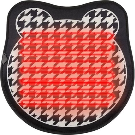 Coussin Chauffant Pour Siège Auto - Élément À Infrarouge Loin - Réglage De Température Constante - USB 12 V - Antidérapant - 1 Pièce (1/5)
