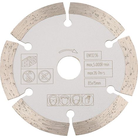 85mm x 15mm coupe circulaire scie en bois de diamant de travail rotatif coupe Dis outil de coupe pour la menuiserie Lame de scie circulaire. (1/5)