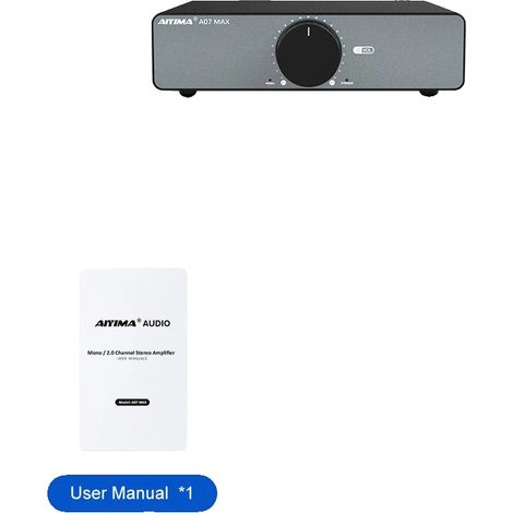 Audio-Leistungsverstärker, 300W Stereoausgang, 600W Monoausgang, Nur A07 MAX (1/2)