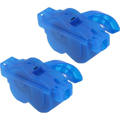 Outil de nettoyage de chaîne de vélo en 2 pièces, brosse pour chaîne de vélo, outil d'entretien de vélo (1/5)