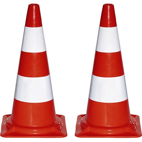 FRANKEL kaiserkraft, Balises en PVC, lot de 2 pièces,