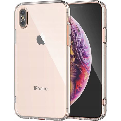 Custodia in silicone trasparente Crystal Case per iPhone X / XS (1/5)
