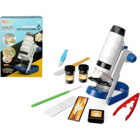 Microscopio con accessori