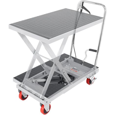 Table élévatrice hydraulique levage et manutention charge 230 kg ciseaux simples hauteur 720 mm pour atelier (1/5)