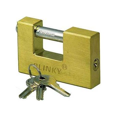 Lucchetto Blinky per Serrande Ottone Pesante mm. 65
