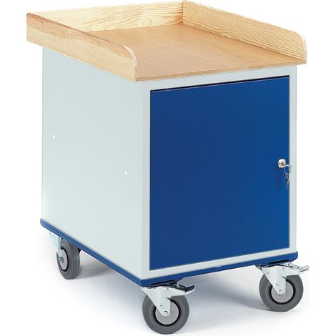 Rollcart Roll-Stahlschrank im Buchedekor 700x490mm