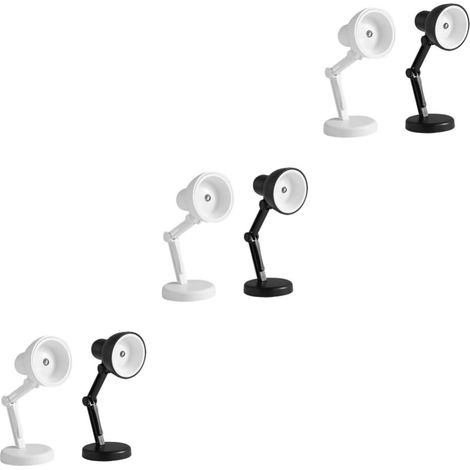 Set mit 6 Mini-Schreibtischlampen, Mini-Tischlampen, LED-Leselampen, Mini-Arbeitsplatzlampen, dimmbaren Schreibtischlampen, LED-Schreibtischlampen, Schreibtischlampen