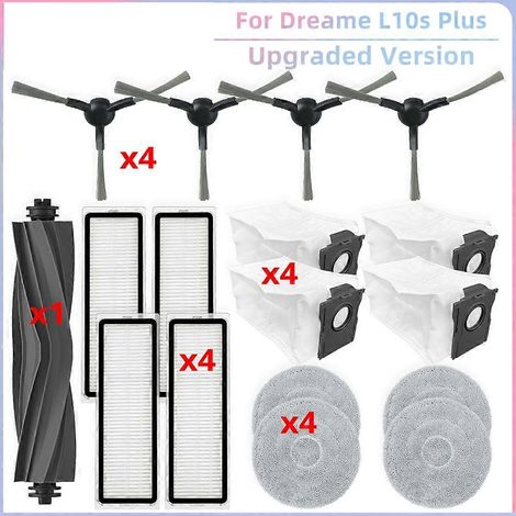 Filtre pour aspirateur brosse pour aspirateur Filtre de brosse pour aspirateur filtre de L10s Plus RLL42SD Robot Aspirateur pièce détachée Consumables Main Side Brosse HEPA Filtre Serpillière Cloth Sa (1/5)