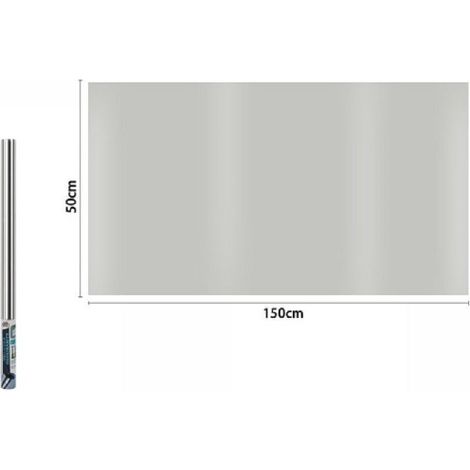 Trade Shop - Película De Rollo Para Windows De Osckener Grey 150 X 50 Cm Adhesivo De Vidrio 70873 -