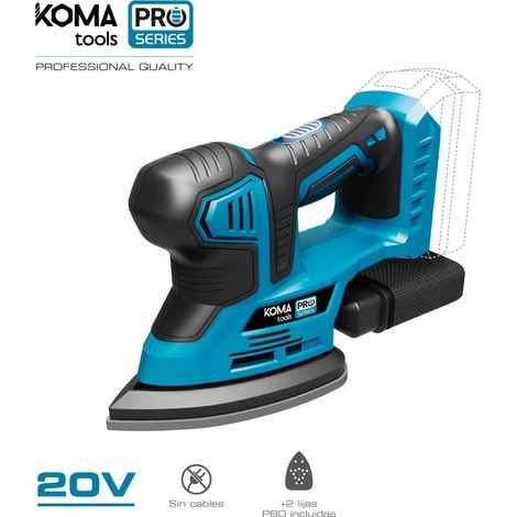 Levigatrice a tazza 20v (senza batteria e caricatore) 20,4x15,5cm koma tools pro series battery