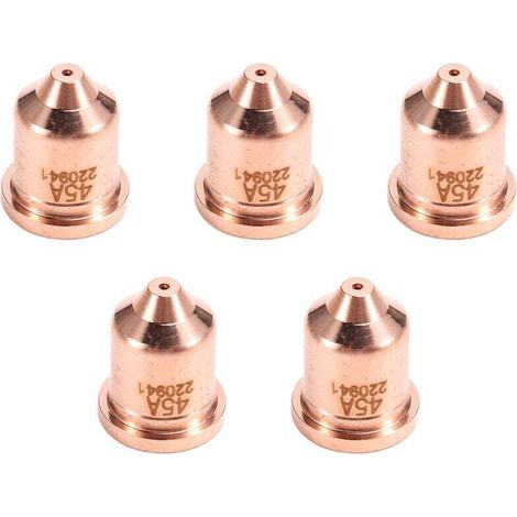 5 Embouts de Buse 45A Compatibles Torche Plasma Découpe 45XP 65 85 105 Pièces Consommables