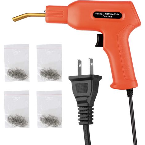 Kit de réparation plastique 50W pour pare-chocs voiture, soudeuse à agrafes US Standard avec agrafes, pistolet à souder plastique (1/5)