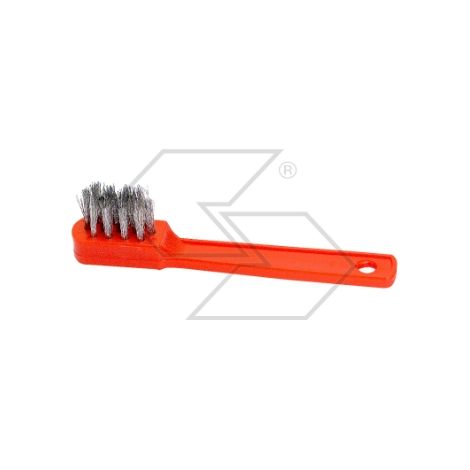 Spazzolino per candela setole in ottone manico in plastica R330107