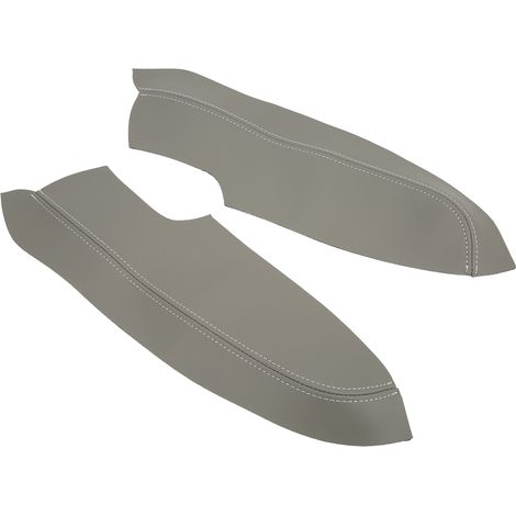 Paar Mikrofaser-Armlehnenschoner für die vorderen Türverkleidungen, kratzfest, Ersatzteil für Honda Civic (2005–2011), grau, 2er-Set (1/5)