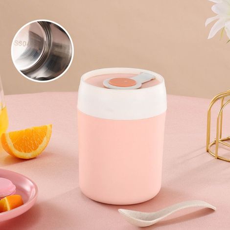 Tasse À Café Voyage - 500 ml - Couvercle Étanche - Intérieur En Acier Inoxydable 304 - Poignée Ergonomique - Cuillère Incluse (1/5)