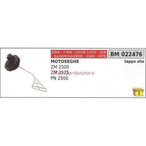 Tapón aceite CINA motosierra ZM 2600 TCS 2600 029428
