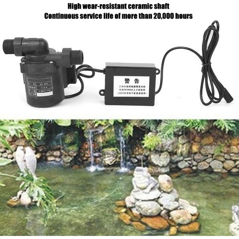 Pompe à eau submersible 24V T50 sans balais triphasée mini étanche pour surpresseur (1/5)