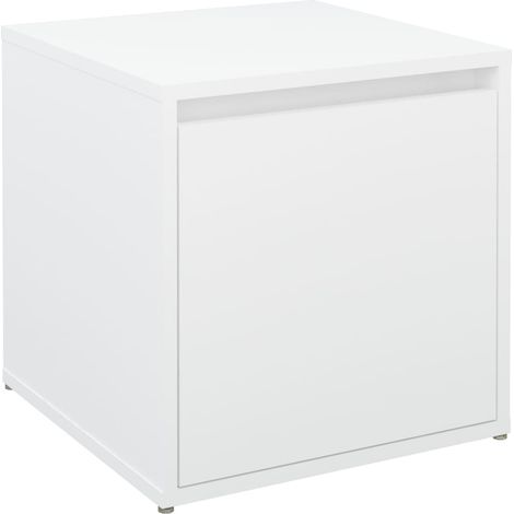Maison Exclusive - Cassetto Contenitore Bianco 40,5x40x40 cm in Legno Multistrato