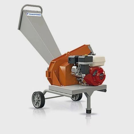 Broyeur de végétaux thermique 75 mm – Moteur Honda GP200 196 cm3 – Capacité 3,5 m3/h – Roues pneumatiques pour déplacements faciles