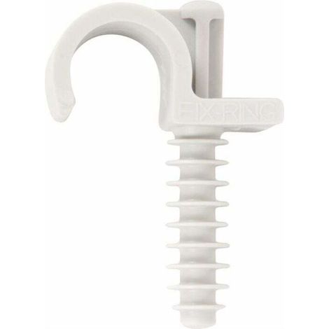 Collier cheville plastique simple - Tube diamètre 25 mm - Vendu par 100 - IFix-Ring - ING Fixation (1/4)