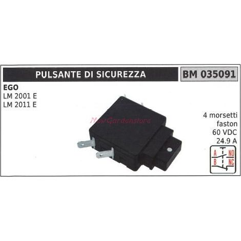 Sicherheitsschalter EGO LM 2001 E LM 2011 E 4 Fastonklemmen 60 VDC 035091