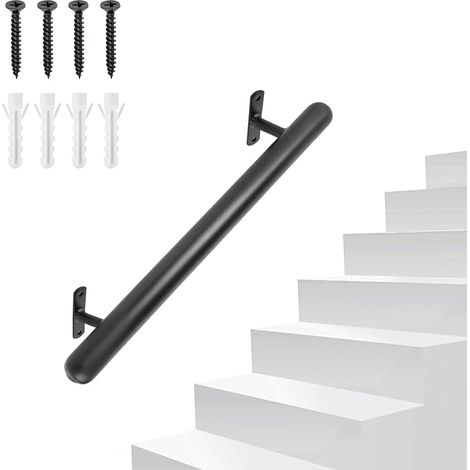 Powder Coated Handrail 41cm Metal Wall Mounted Indoor (1/5)