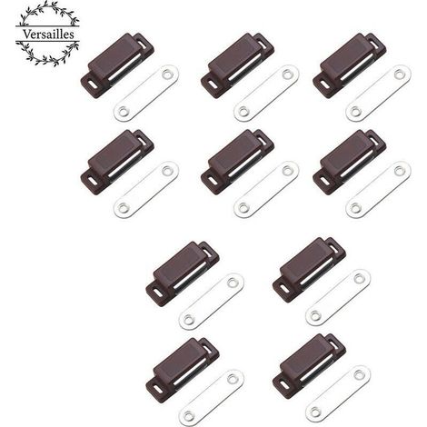 Starker Magnetverschluss – 4 kg Haltekraft – 10er-Pack – Für Holzmöbel – Einfache Montage mit beiliegenden Schrauben (1/5)