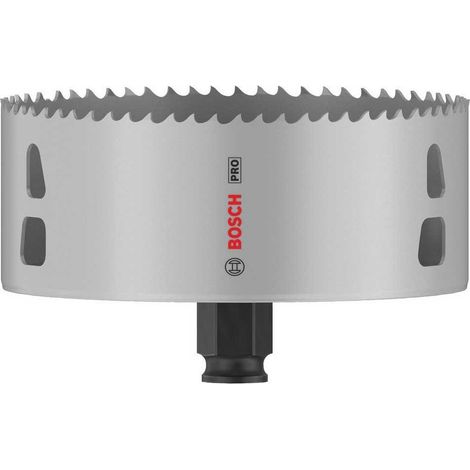Bosch 1x Sierra de corona PRO Multi Material Power Change Plus (para Madera blanda, Cartón-yeso, Ø 121 mm, Professional Accesorios Taladro)