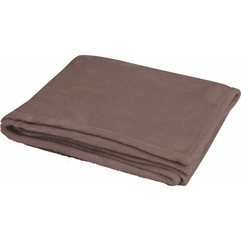 Couverture bébé CLOUD 75x100 cm, douce et lisse, marron