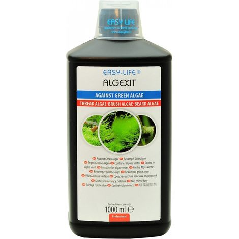 Easy Life AlgExit 1000ml Algenvernichter Grünalgen Fadenalgen Bart-Pinselalgen