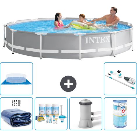 Intex Piscine Prism Frame Ronde - 366x76 cm - 7-pièces  S41956 (1/5)