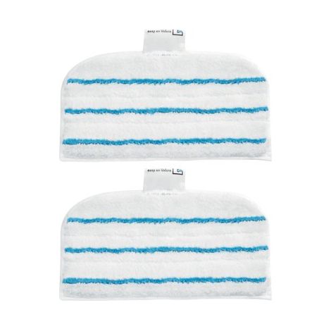 Lot de 2 Patins Microfibre Multi Surfaces pour Balais à Vapeur Black et Decker