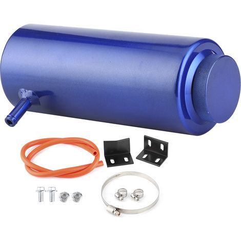 Réservoir de débordement de réservoir de récupération en alliage d'aluminium de liquide de refroidissement de radiateur universel de 800 ml. (1/5)