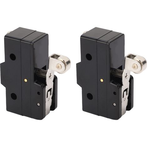 Interrupteur de fin de course micro BM-1704, 2 pièces, 160OF 42RF 2.7PT 2.4OT 0.5MD 30.2±0.4OP 32.5FP, charnière à rouleau longue barre horizontale, contact NO+NC, 250VAC, certifié BERM (1/5)