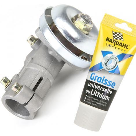 Renvoi angle pour débroussailleuse 7 dents Ø tube 26 mm + graisse (1/5)