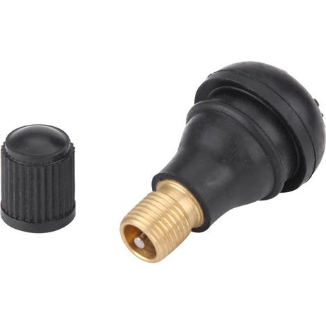 TR412 Capuchon Anti-poussière de Pneu Automatique de Voiture de Tige de Valve Encliquetable en Caoutchouc (1/4)