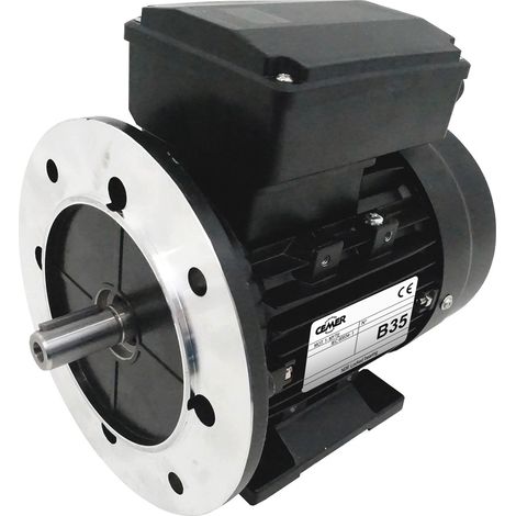 Moteur électrique Monophasé 220V 0,37 kW 1000 tr/min Condensateur Permanent - MY8016B35 Bride B35 - Bobinage cuivre (1/5)